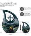 10 inch Gold Fish Urn