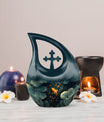 10 inch Gold Fish Urn