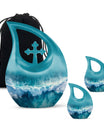 10 inch Ocean Waves Urn