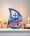 Penguin themed extra-large Urn