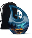 Affordable Aurora Borealis Cremation Memorial - Cremation Urn