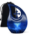 Cross Theme Large Urn 10 Inch