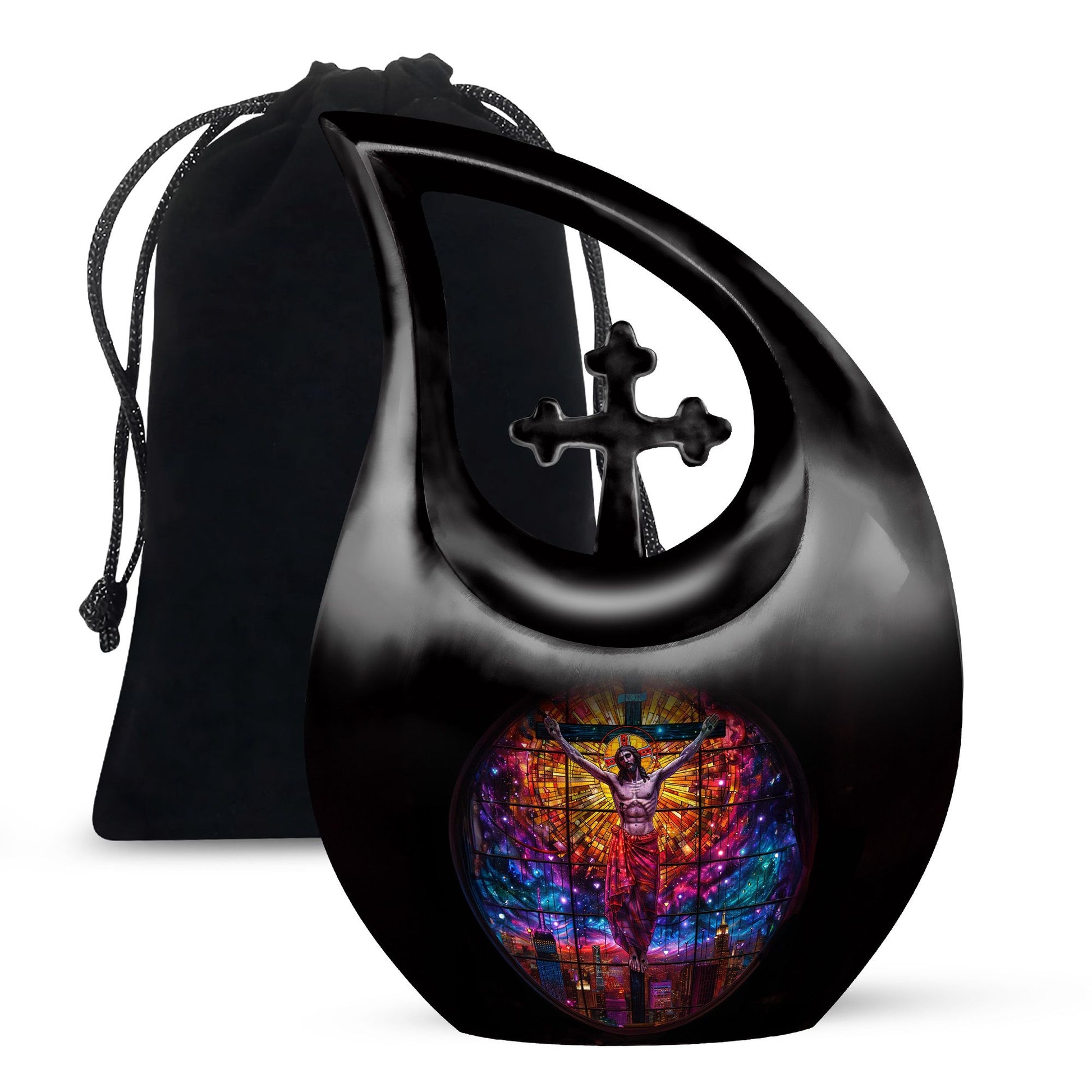 Cross Drop Cremation Urn - Affordable Cremation Urn For Ashes