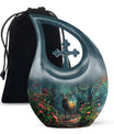 Deer Theme Large Urn 10 Inch