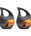 Deer Theme 3 Inch Keepsake Pack of 2