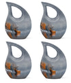 Deer Theme 3 Inch Keepsake Pack of 4