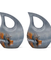 Deer Theme 3 Inch Keepsake Pack of 2