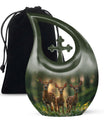 Deer Family Theme Large Urn 10 Inch