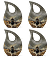 Cowboy Theme 3 Inch Keepsake Pack of 4