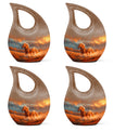 Horse Theme 3 Inch Keepsake Pack of 4