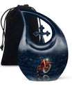 Fishing Theme Large Urn 10 Inch
