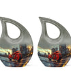 Motorcycle Theme 3 Inch Keepsake Pack of 2