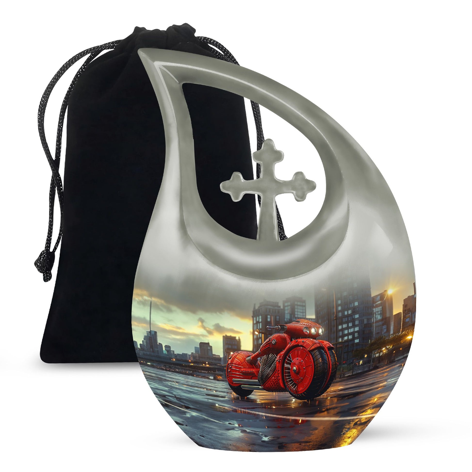 Motorcycle Urn - A Commemorative Keepsake For Loved One's Ashes