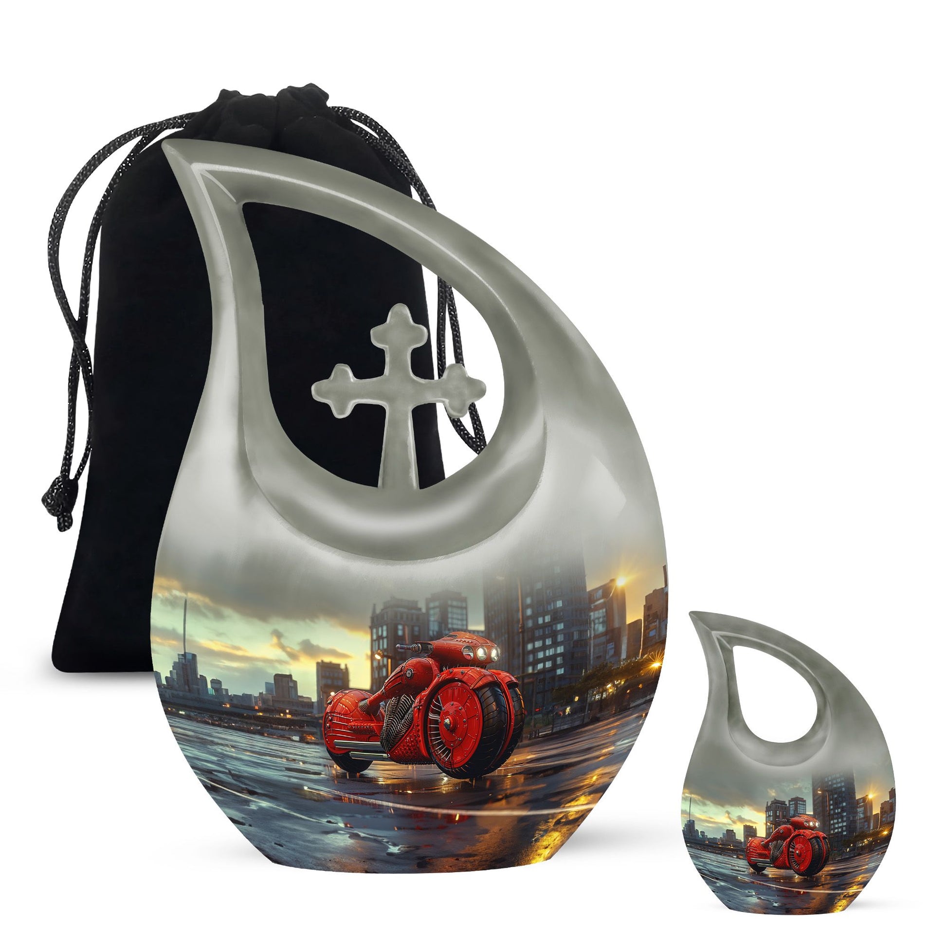 Motorcycle Urn - A Commemorative Keepsake For Loved One's Ashes