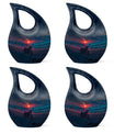 Motorcycle Theme 3 Inch Keepsake Pack of 4