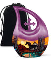 Horse Theme Large Urn 10 Inch