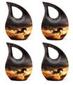 Horse Theme 3 Inch Keepsake Pack of 4