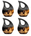 Horse Theme 3 Inch Keepsake Pack of 4