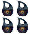 Peacock Theme 3 Inch Keepsake Pack of 4