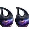 Nebula Galaxy Theme 3 Inch Keepsake Pack of 2