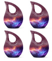 Nebula Galaxy Theme 3 Inch Keepsake Pack of 4