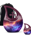 Nebula Galaxy Theme Large Urn With 1 Keepsake Urn