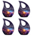 Nebula Galaxy Theme 3 Inch Keepsake Pack of 4