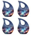 Nebula Galaxy Theme 3 Inch Keepsake Pack of 4