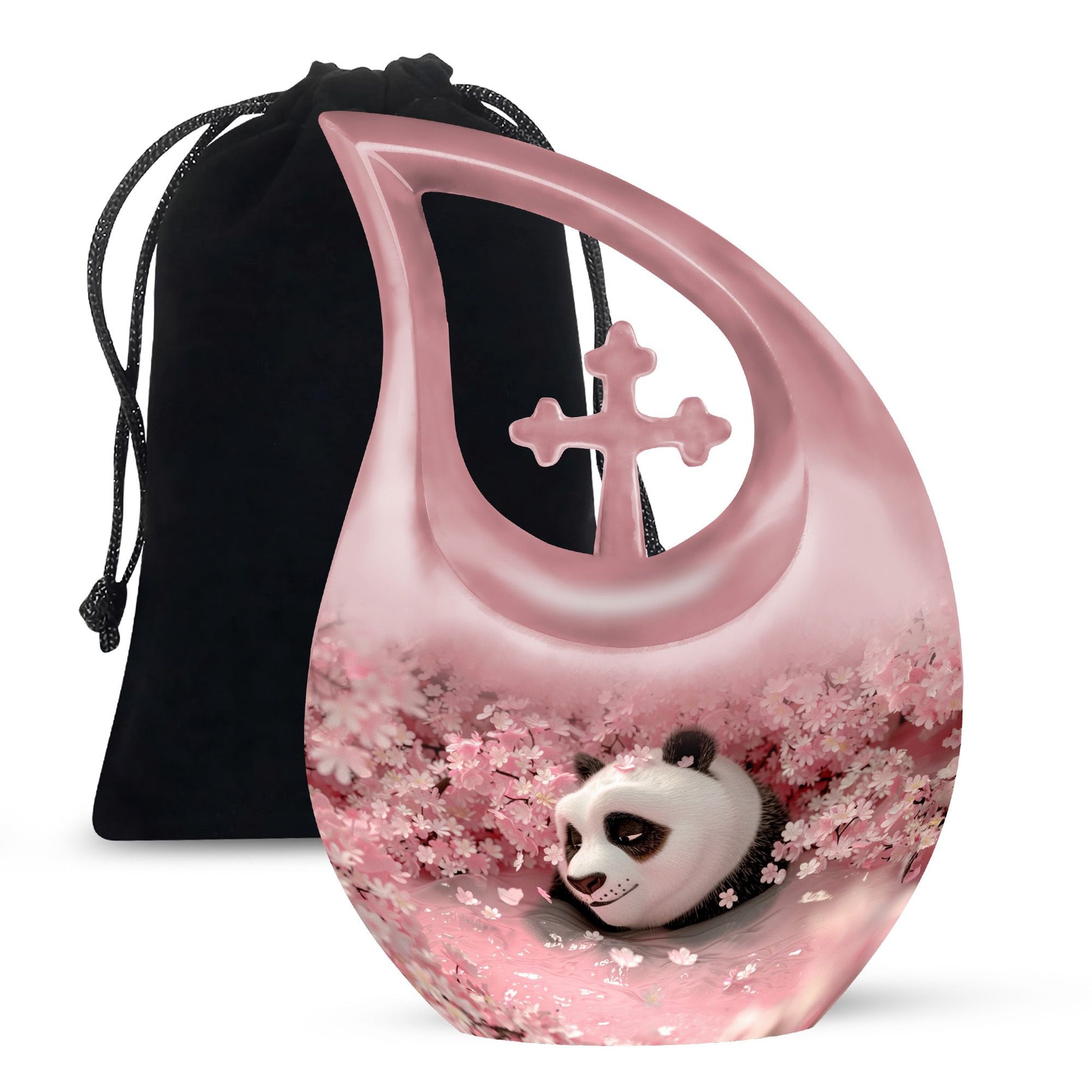 Panda Urn - Extra Large Memorial Urn, Personalized for Ashes