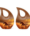 Runing Horse Theme 3 Inch Keepsake Pack of 2