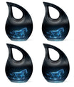 Runing Horse Theme 3 Inch Keepsake Pack of 4