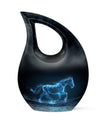 Running Horse Cross Drop affordable cremation urn