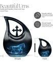 Running Horse Cross Drop affordable cremation urn