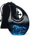Runing Horse Theme Large Urn 10 Inch