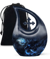Wolf Theme Large Urn 10 Inch