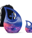Turtle Theme Large Urn With 1 Keepsake Urn