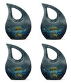 Turtle Theme 3 Inch Keepsake Pack of 4