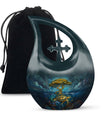 Turtle Theme Large Urn 10 Inch