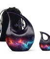 Galaxy Theme Large Urn With 1 Keepsake Urn
