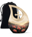 Lotus Theme Large Urn 10 Inch