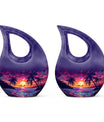 Sunset Theme 3 Inch Keepsake Pack of 2