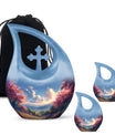 Sunset Theme Large Urn With 2 Keepsake Urn