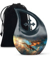 Dragon Theme Large Urn 10 Inch