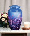 Beautiful butterfly cremation urn designed for adult human ashes, perfect for memorializing a loved one