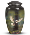 Dove symbolized urns meant for the respectful storage of human ashes, suitable for both men and women