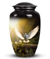 Dove Urn suitable for cremation ashes of adult male, female, mom, dad