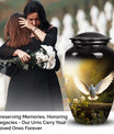 Dove Urn suitable for cremation ashes of adult male, female, mom, dad