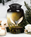 Dove Urn suitable for cremation ashes of adult male, female, mom, dad