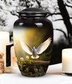 Dove Urn suitable for cremation ashes of adult male, female, mom, dad