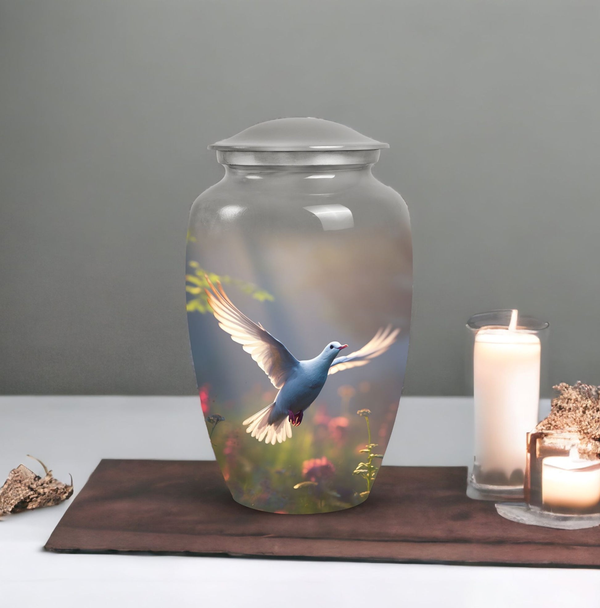 Elegant Dove urns for adult ashes, suitable for both male and female, perfect for keeping loved one's cremation remains